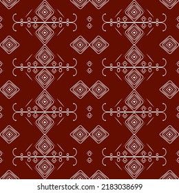 abstract ornament pattern on brown background. unique, elegant, repeat and line style. suitable for backgrounds, fabrics, wallpapers, textiles, and decorations