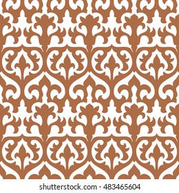 Abstract ornament pattern seamless background tile