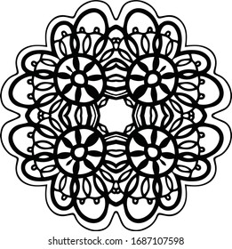 Abstract ornament pattern vector design