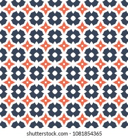 Abstract ornament seamless pattern background. 