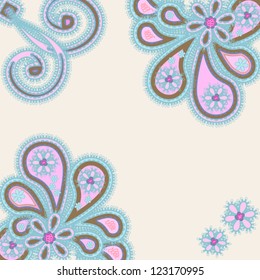 Abstract ornament with space for text