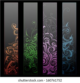 Abstract ornament stripes. EPS-10