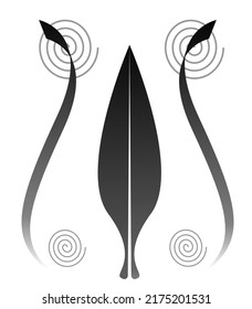 abstract ornament, suitable for wedding invitation design or other designs