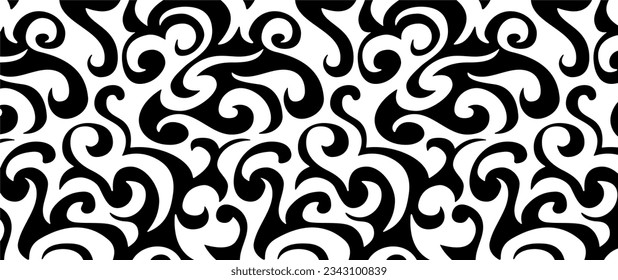 abstract ornament swirl style design