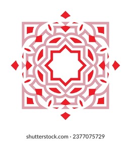 Abstract ornament template illustration vector design