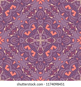Abstract ornament, vector damask seamless pattern. Wallpaper ornament tile for fabric