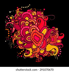Abstract ornament. Vector illustration.
