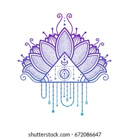 Abstract ornament. Vector illustration.