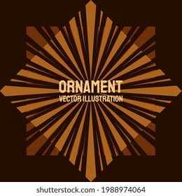 Abstract Ornament vector illustration, Pattern template vector