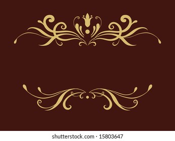 abstract ornament in vintage style