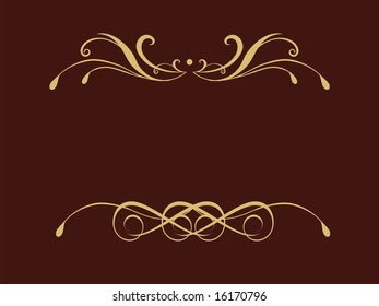 abstract ornament in vintage style