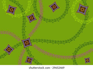 Abstract ornamental background