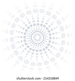 Abstract ornamental background with dot shape