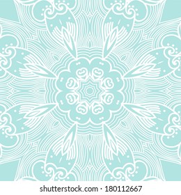 Abstract ornamental background. Hand drawn vector art