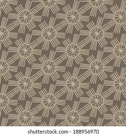 Abstract ornamental background. Hand drawn vector art