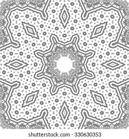 Abstract ornamental background. Hand drawn vector art