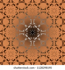 Abstract ornamental background. Round pattern. Vector art
