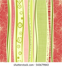 Abstract ornamental background. Seamless pattern. Vector graphics.