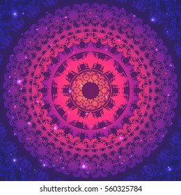 Abstract Ornamental Background. Vector illustration.