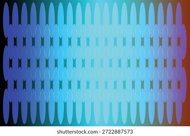 Composición ornamental Abstractas de elipses degradadas de colores sobre un fondo degradado. Imagen de Vector.