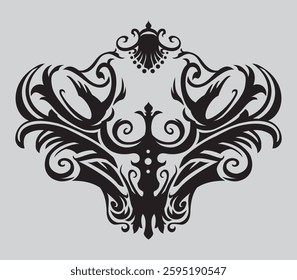 Abstract Ornamental Decor Fusion Pattern Illustration
