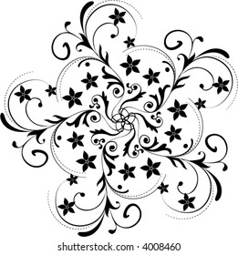 abstract ornamental design - vector illustration