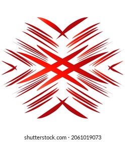 Abstract ornamental element for design. Vector illustration