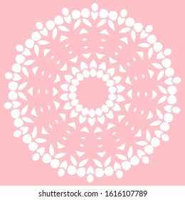 Abstract ornamental ellipse. Abstract vector background. Circle background. Decorative pattern. Abstract flower. Flower background. Art wallpaper. mandala background.