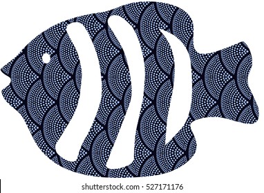Abstract ornamental fish