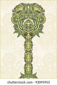 abstract ornamental floral tree