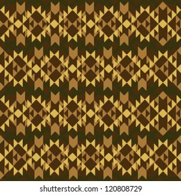 Abstract ornamental geometric seamless pattern