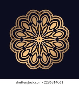 Abstract ornamental mandala design background