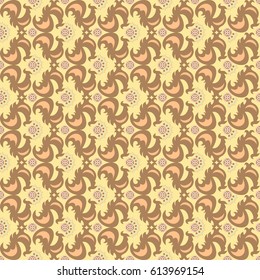 Abstract ornamental patch seamless pattern. Vector background.