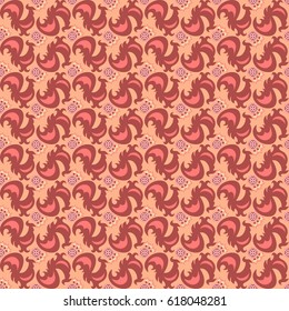 Abstract ornamental patch seamless pattern. Vector background.