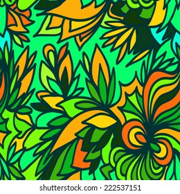 Abstract ornamental seamless background
