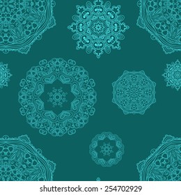 Abstract ornamental seamless pattern