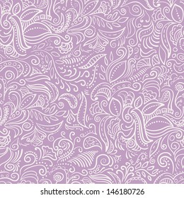 abstract ornamental seamless pattern added to swatches