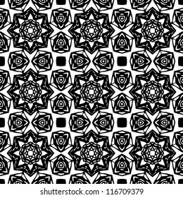Abstract ornamental seamless pattern background vector illustration