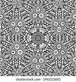 Abstract ornamental seamless pattern background