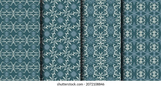 Abstract ornamental seamless pattern background