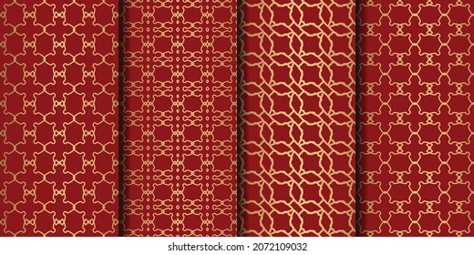 Abstract ornamental seamless pattern background