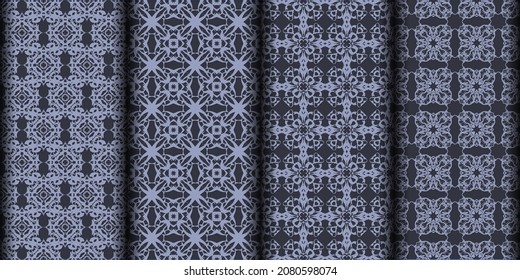 Abstract ornamental seamless pattern background