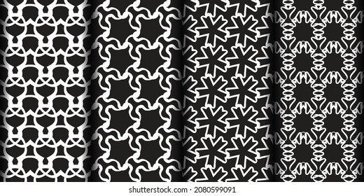 Abstract ornamental seamless pattern background