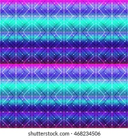 Abstract ornamental seamless pattern. Geometric background. Modern stylish texture. Vector Illustration.