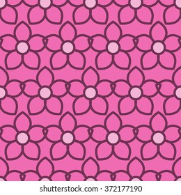 Abstract ornamental seamless pattern for print onto fabric, web page background, textile and wallpaper. Vector illustration.