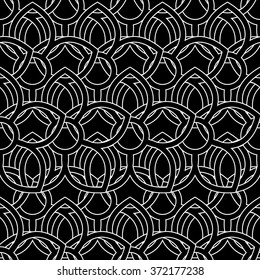 Abstract ornamental seamless pattern for print onto fabric, web page background, textile and wallpaper. Vector illustration.