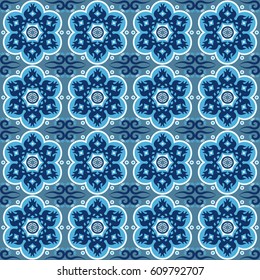 Abstract ornamental seamless pattern. Vector background.