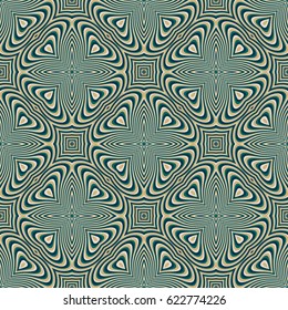 Abstract ornamental seamless pattern. Vector mosaic background