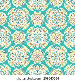 Abstract ornamental seamless vector pattern