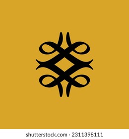 abstract ornamental tribal ancient logo